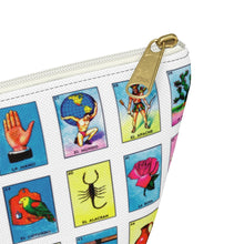 Load image into Gallery viewer, Loteria / Accessory Pouch w T-bottom
