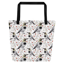 Load image into Gallery viewer, Woodpecker Large Tote Bag