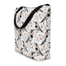Load image into Gallery viewer, Woodpecker Large Tote Bag