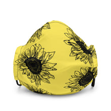 Load image into Gallery viewer, Sunflower face mask