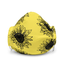 Load image into Gallery viewer, Sunflower face mask