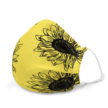 Load image into Gallery viewer, Sunflower face mask