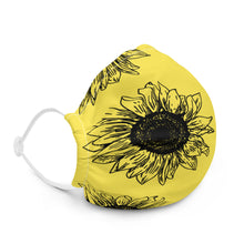 Load image into Gallery viewer, Sunflower face mask