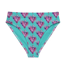 Load image into Gallery viewer, Heart high-waisted bikini bottom