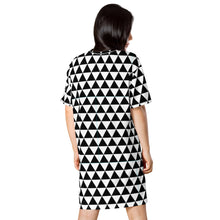 Load image into Gallery viewer, Triangles T-shirt dress