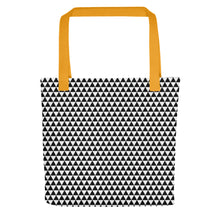 Load image into Gallery viewer, Triangles Tote bag