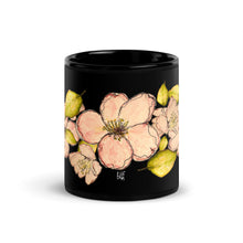 Load image into Gallery viewer, Cherry Blossom Black Glossy Mug