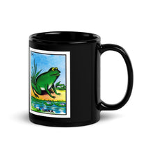 Load image into Gallery viewer, La Rana Black Glossy Mug