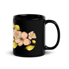 Load image into Gallery viewer, Cherry Blossom Black Glossy Mug