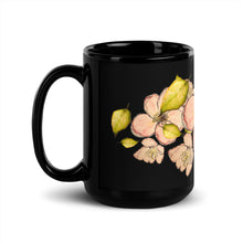 Load image into Gallery viewer, Cherry Blossom Black Glossy Mug