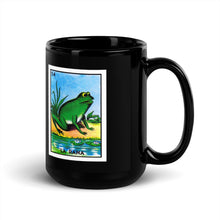 Load image into Gallery viewer, La Rana Black Glossy Mug