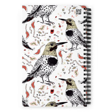 Load image into Gallery viewer, Woodpecker Spiral notebook