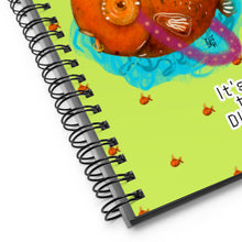 Load image into Gallery viewer, Elfish Presley Spiral notebook