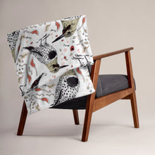 Load image into Gallery viewer, Woodpecker Throw Blanket