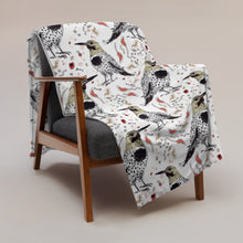 Load image into Gallery viewer, Woodpecker Throw Blanket