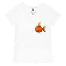 Load image into Gallery viewer, Goldfish Women’s fitted v-neck t-shirt