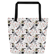 Load image into Gallery viewer, Woodpecker Large Tote Bag

