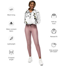 Load image into Gallery viewer, Woodpecker 2 Women’s cropped windbreaker
