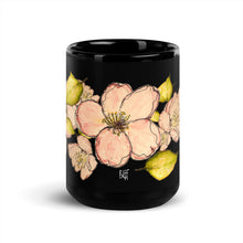 Load image into Gallery viewer, Cherry Blossom Black Glossy Mug
