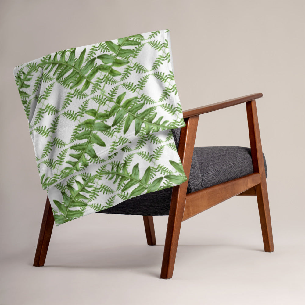 Helecho A Throw Blanket