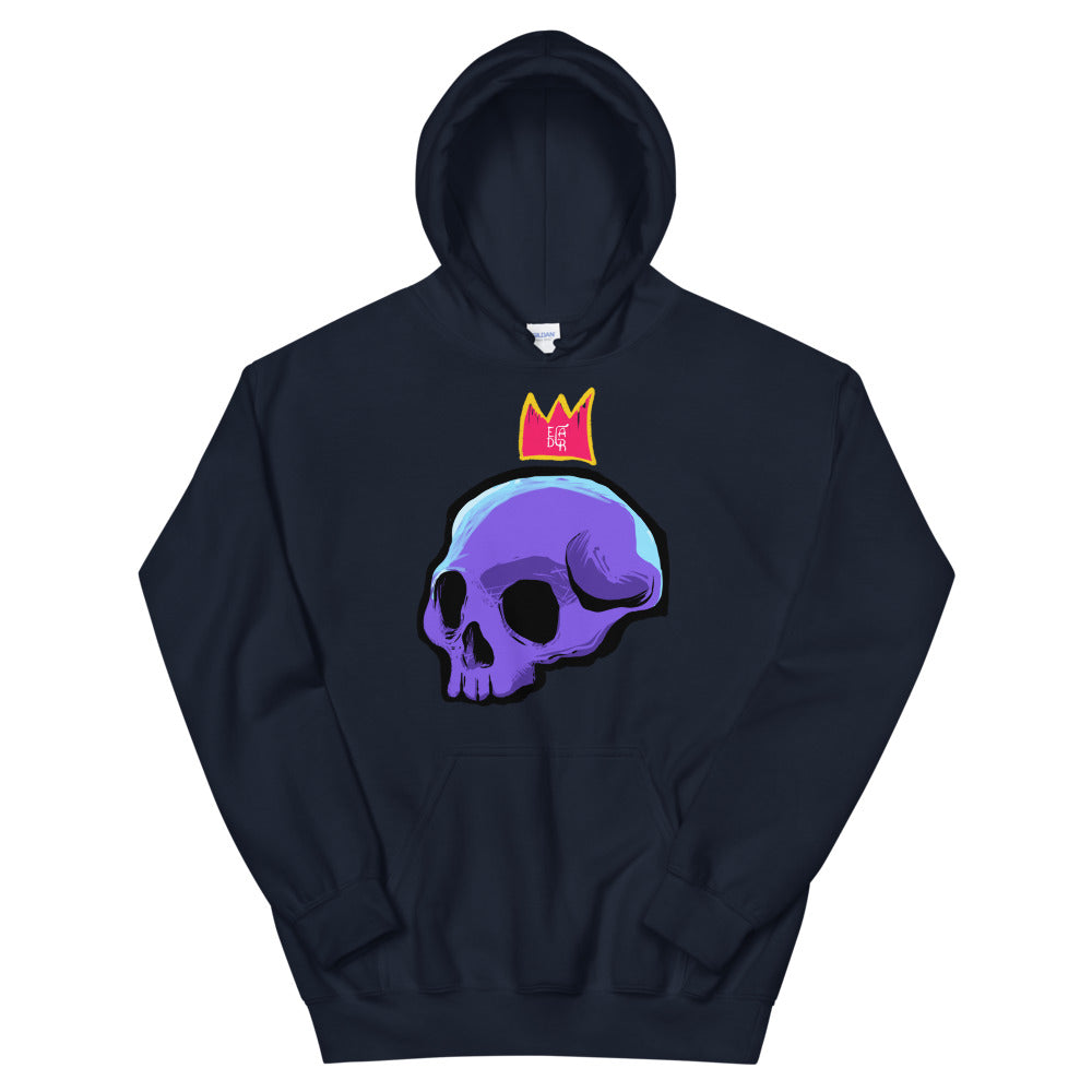 Unisex Hoodie calavera rey