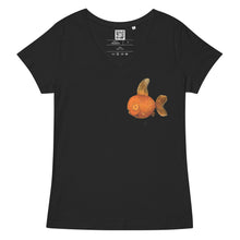 Load image into Gallery viewer, Goldfish Women’s fitted v-neck t-shirt
